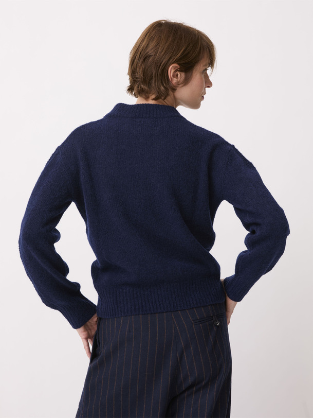 PULL GERMAIN  Marine , Pr&ecirc;t-&agrave;-porter Bensimon
