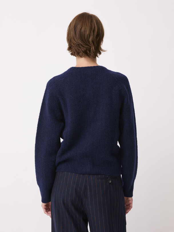 CARDIGAN OTELLO  Marine , Pr&ecirc;t-&agrave;-porter Bensimon