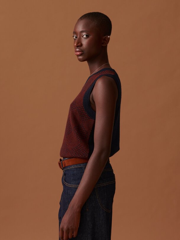 PULL OLIA Marine , Prêt-à-porter Bensimon