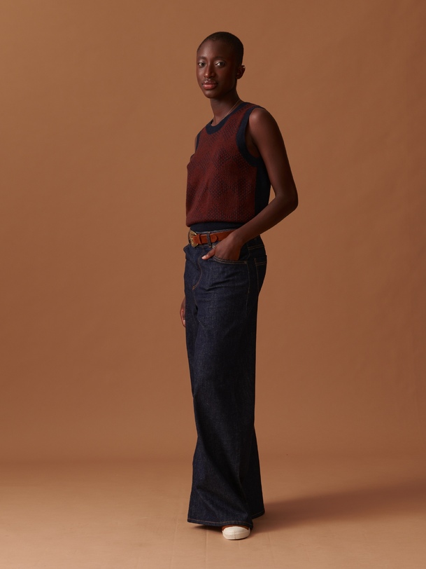 PULL OLIA Marine , Prêt-à-porter Bensimon