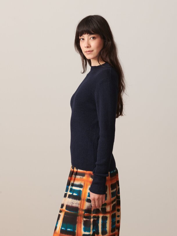 PULL OLIN  Marine , Pr&ecirc;t-&agrave;-porter Bensimon