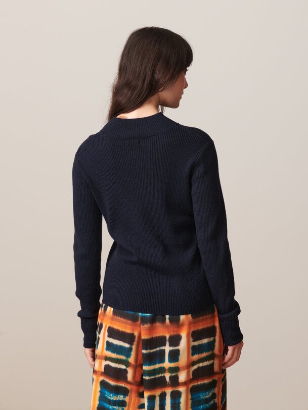PULL OLIN  Marine , Pr&ecirc;t-&agrave;-porter Bensimon