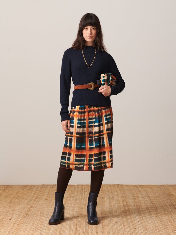 PULL OLIN  Marine , Pr&ecirc;t-&agrave;-porter Bensimon