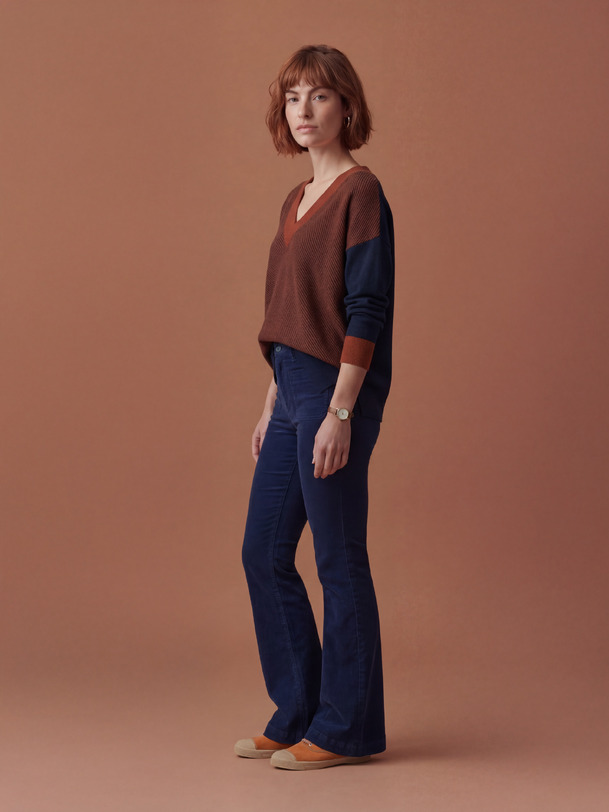 PULL ORSO  Marine , Pr&ecirc;t-&agrave;-porter Bensimon