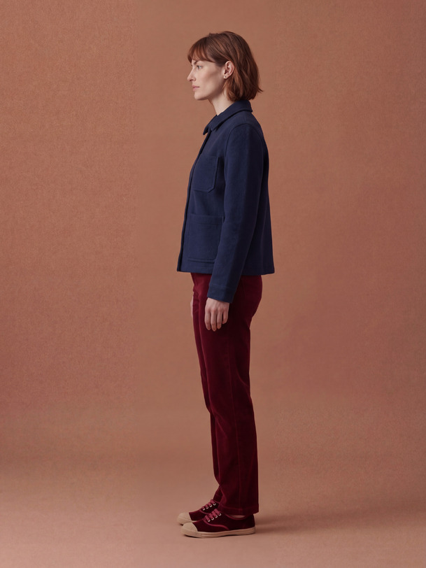 VESTE GOLTA  Marine , Pr&ecirc;t-&agrave;-porter Bensimon