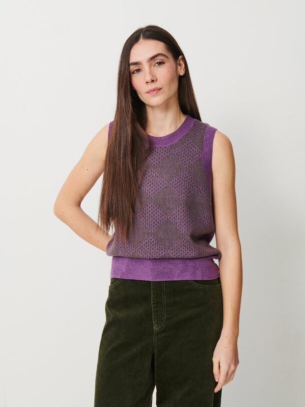 PULL OLIA  Violet , Pr&ecirc;t-&agrave;-porter Bensimon