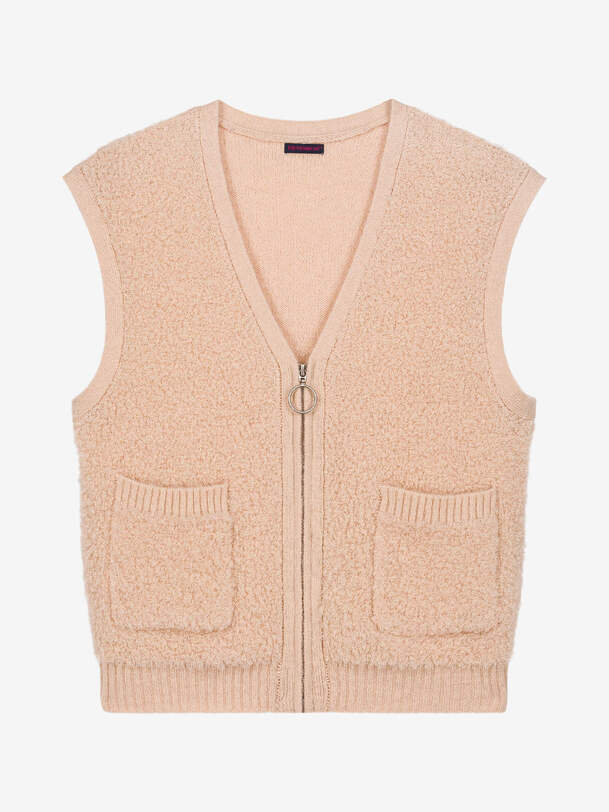 GILET OZAN  Ecru , Pr&ecirc;t-&agrave;-porter Bensimon