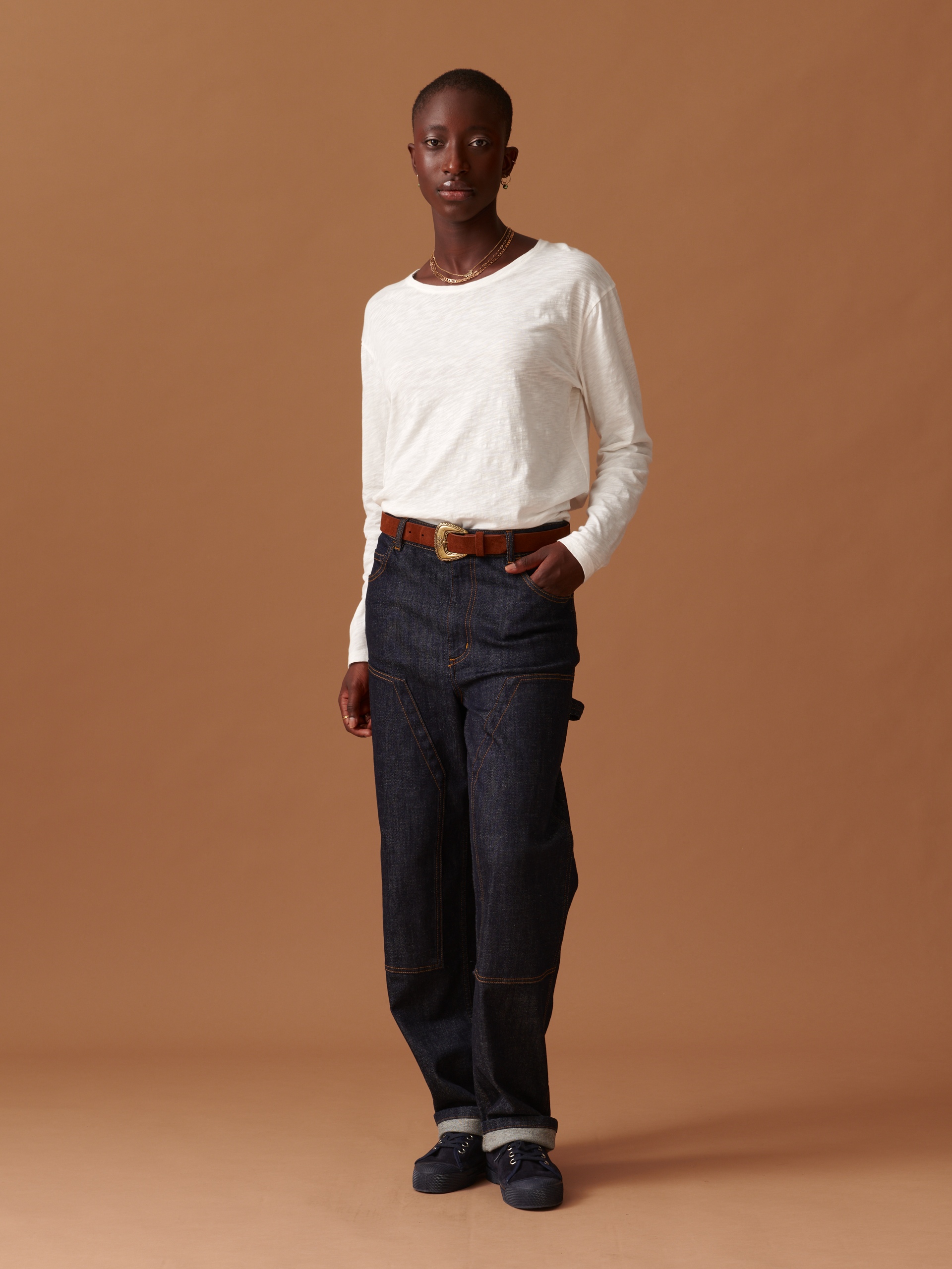 T-SHIRT JULY ML  Ecru , Pr&ecirc;t-&agrave;-porter Bensimon