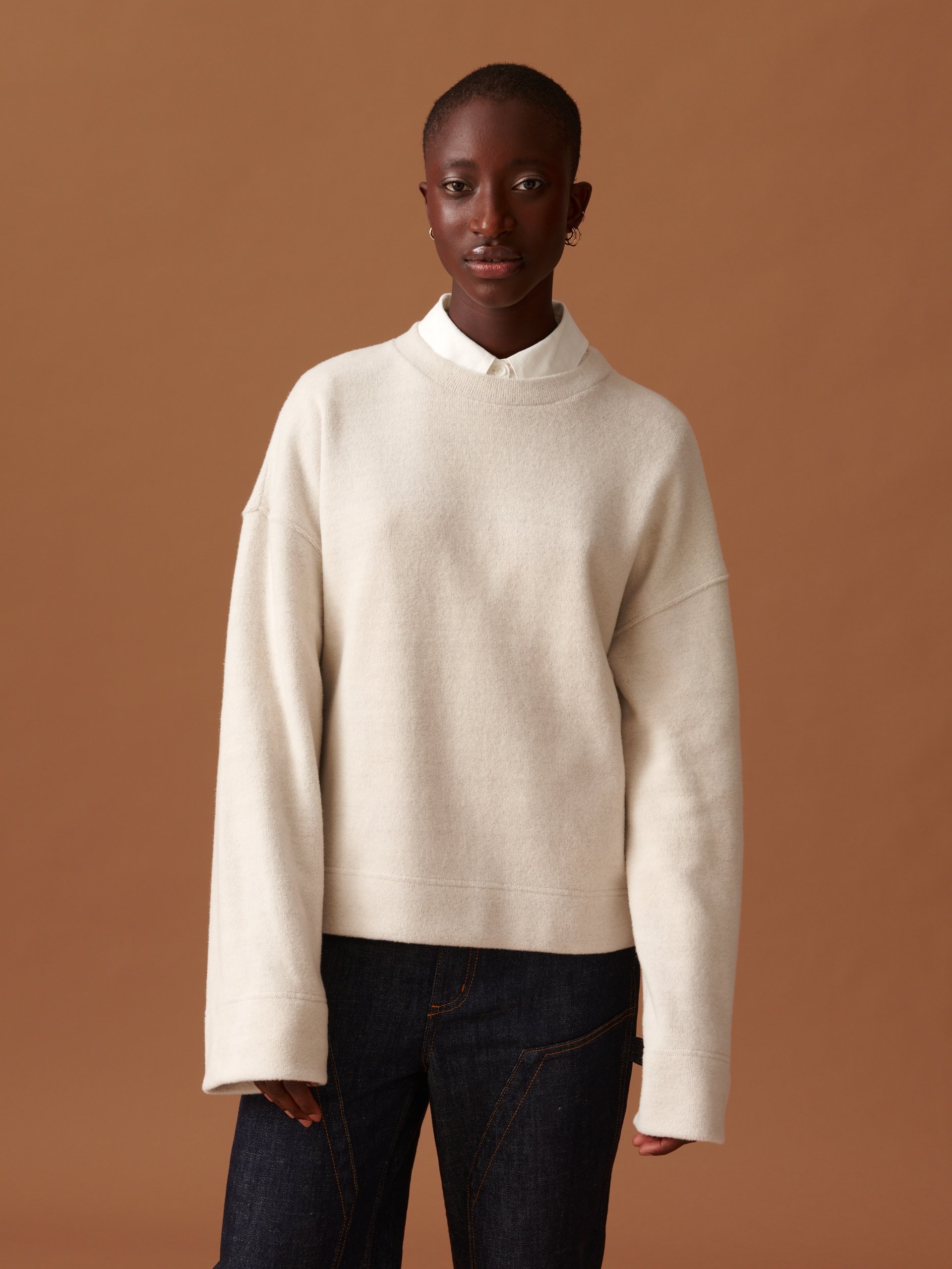 SWEAT ORCHIS  Ecru , Pr&ecirc;t-&agrave;-porter Bensimon