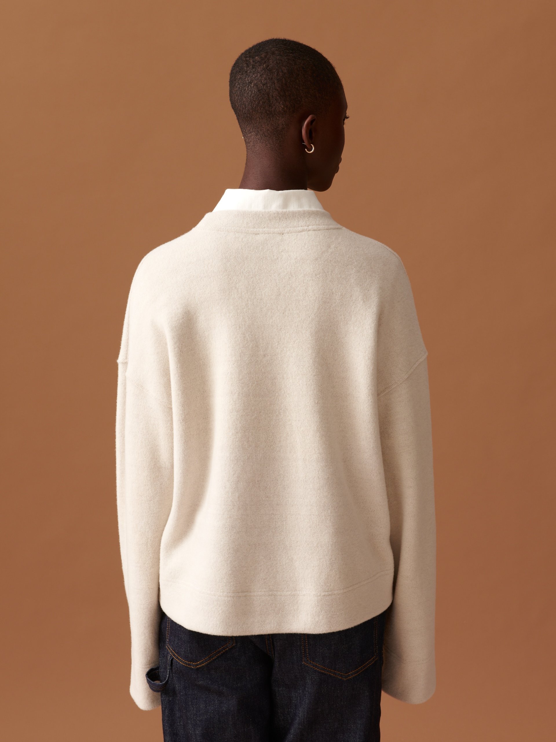 SWEAT ORCHIS  Ecru , Pr&ecirc;t-&agrave;-porter Bensimon