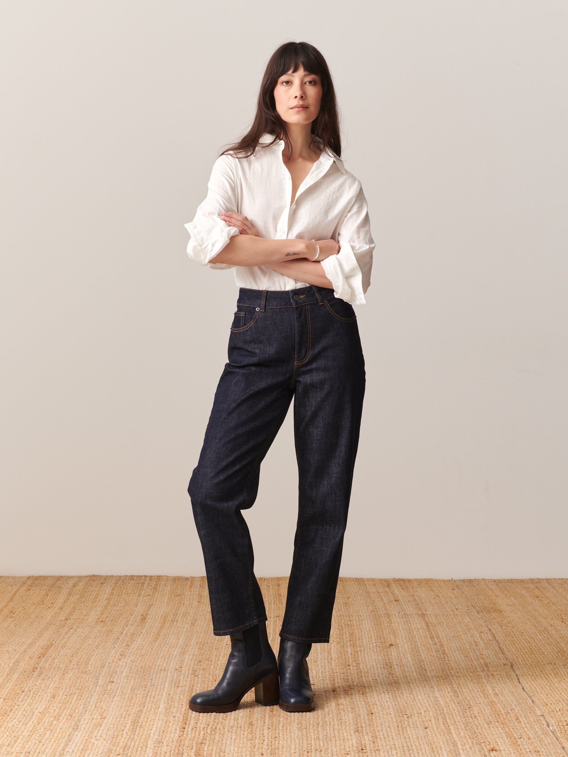 CHEMISE NOEMIE ML  Ecru , Pr&ecirc;t-&agrave;-porter Bensimon