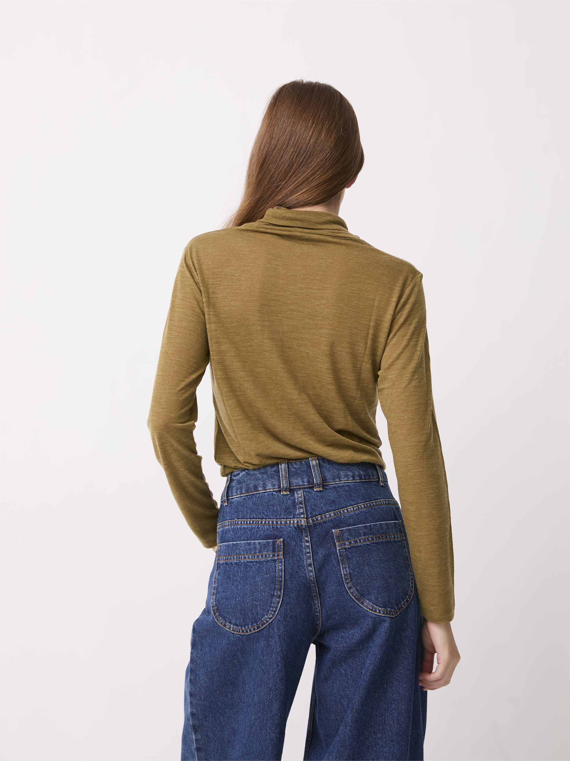 T-SHIRT ELWIRE  Kaki , Pr&ecirc;t-&agrave;-porter Bensimon