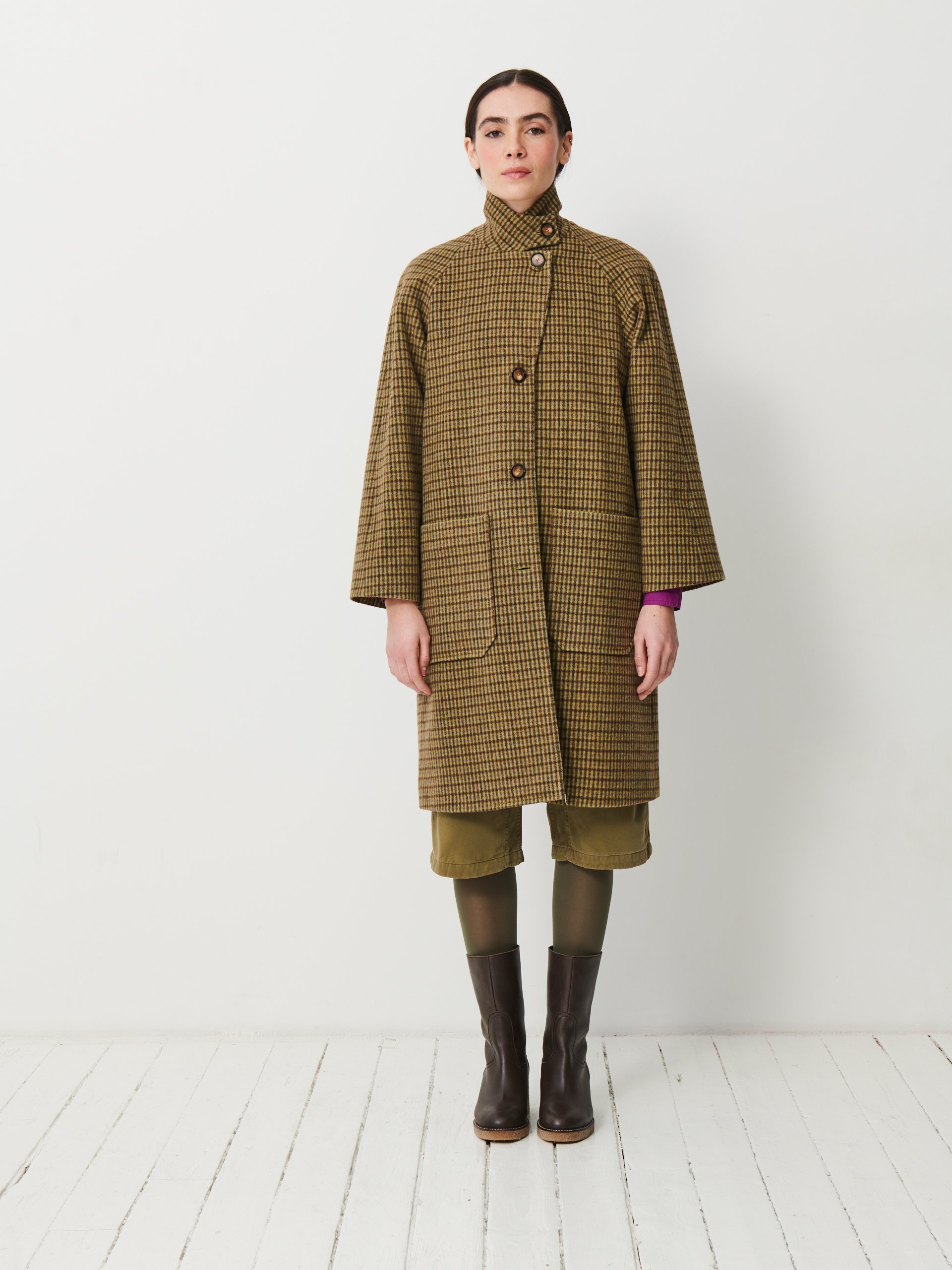 MANTEAU OYA  Kaki , Pr&ecirc;t-&agrave;-porter Bensimon