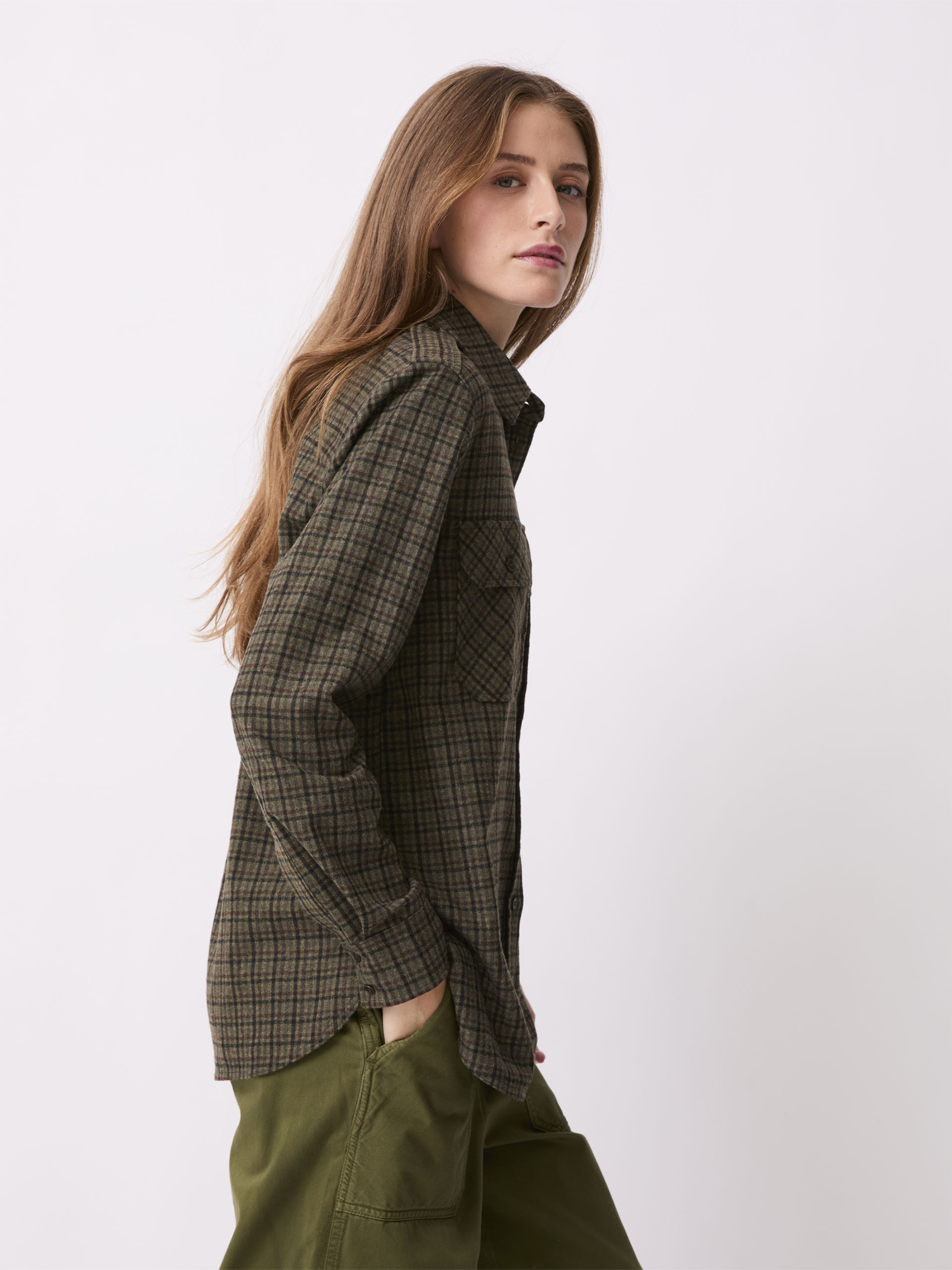 CHEMISE OLEYO  Kaki , Pr&ecirc;t-&agrave;-porter Bensimon