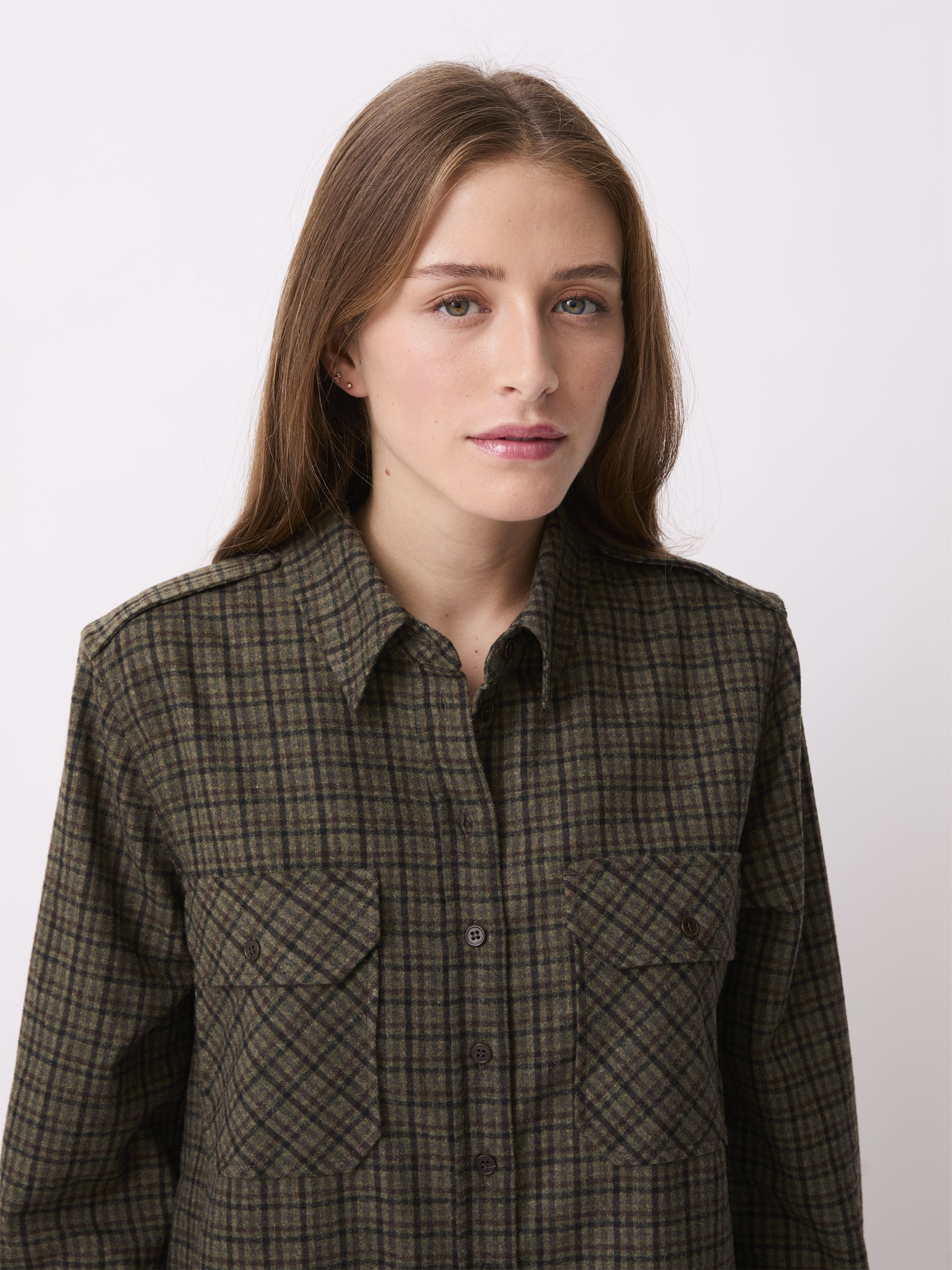 CHEMISE OLEYO  Kaki , Pr&ecirc;t-&agrave;-porter Bensimon