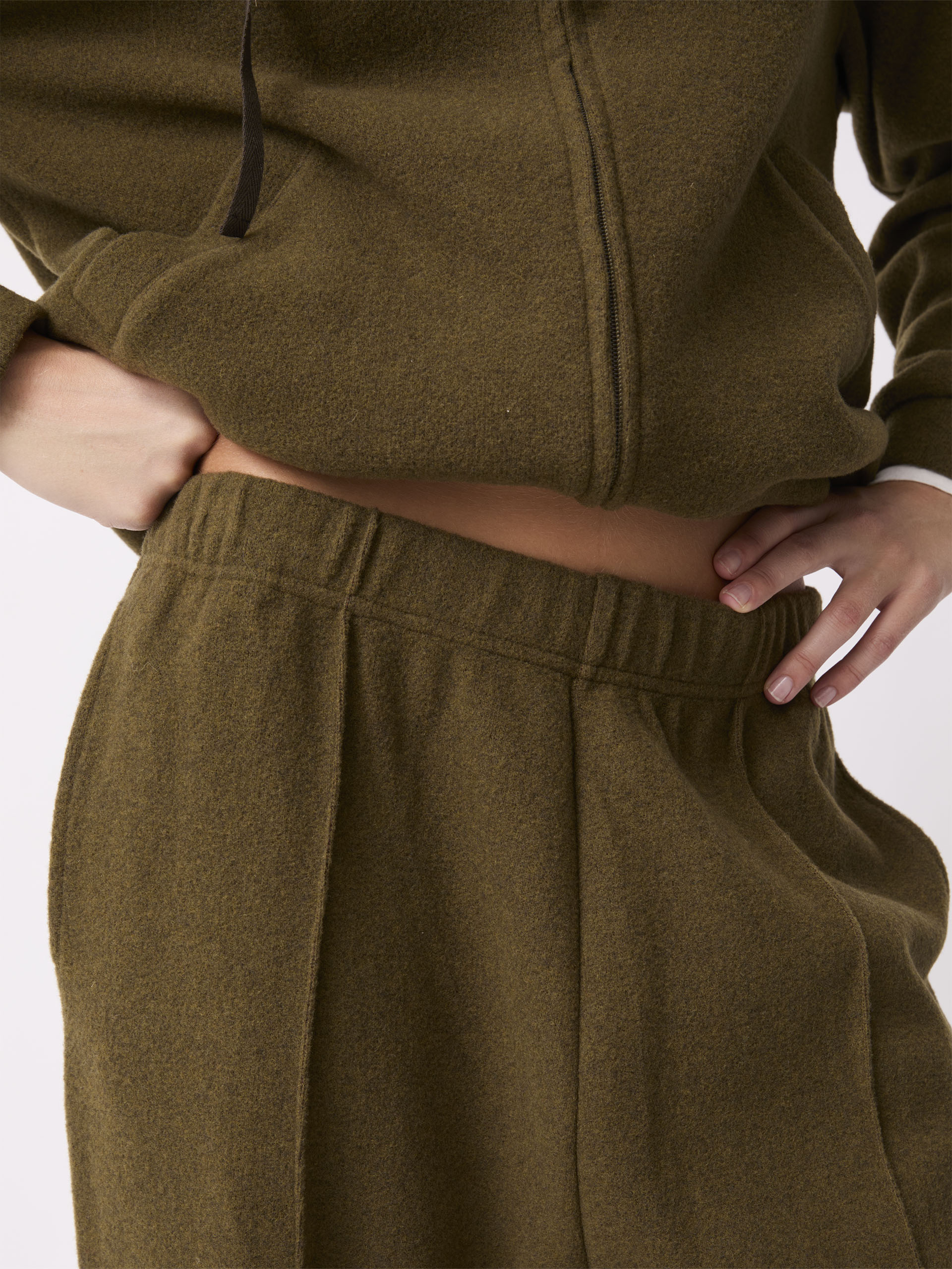 PANTALON LUCKYLON  Kaki , Pr&ecirc;t-&agrave;-porter Bensimon