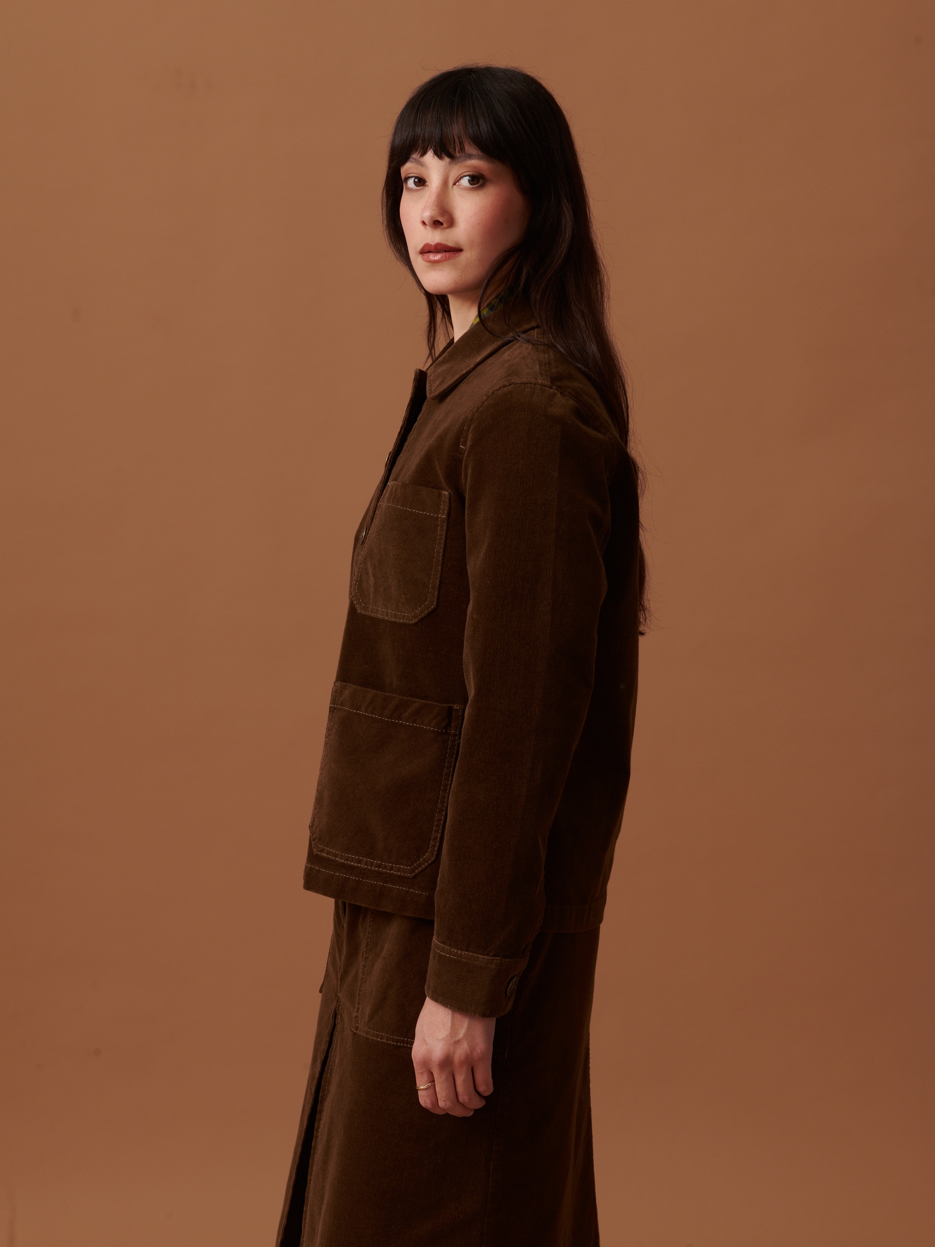VESTE GOLTA  Noisette , Pr&ecirc;t-&agrave;-porter Bensimon