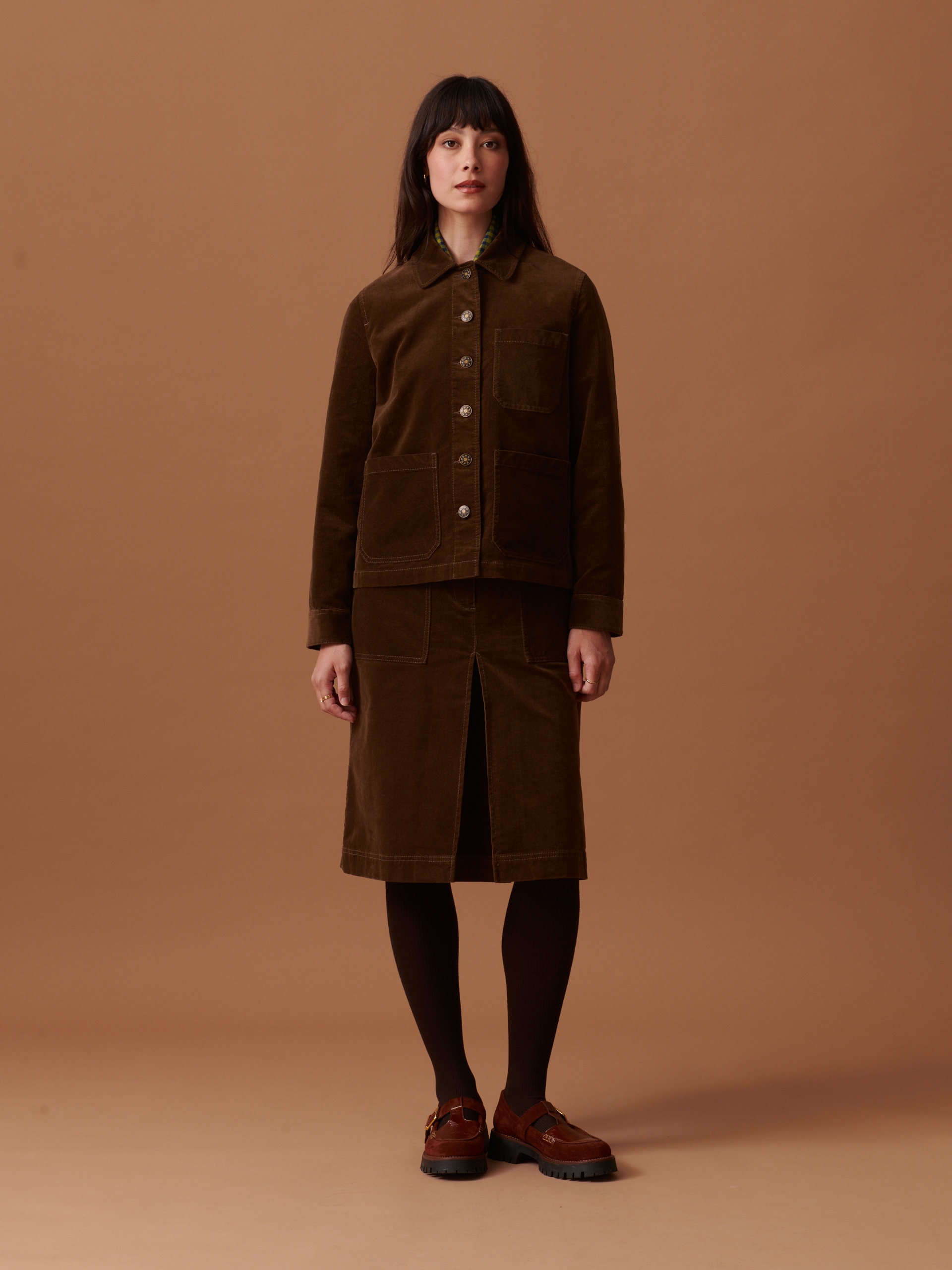 VESTE GOLTA  Noisette , Pr&ecirc;t-&agrave;-porter Bensimon