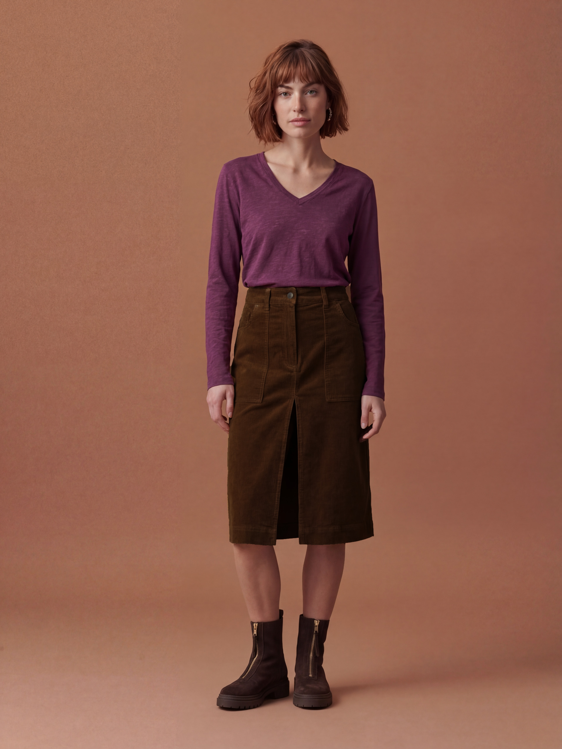T-SHIRT AOUT  Prune , Pr&ecirc;t-&agrave;-porter Bensimon