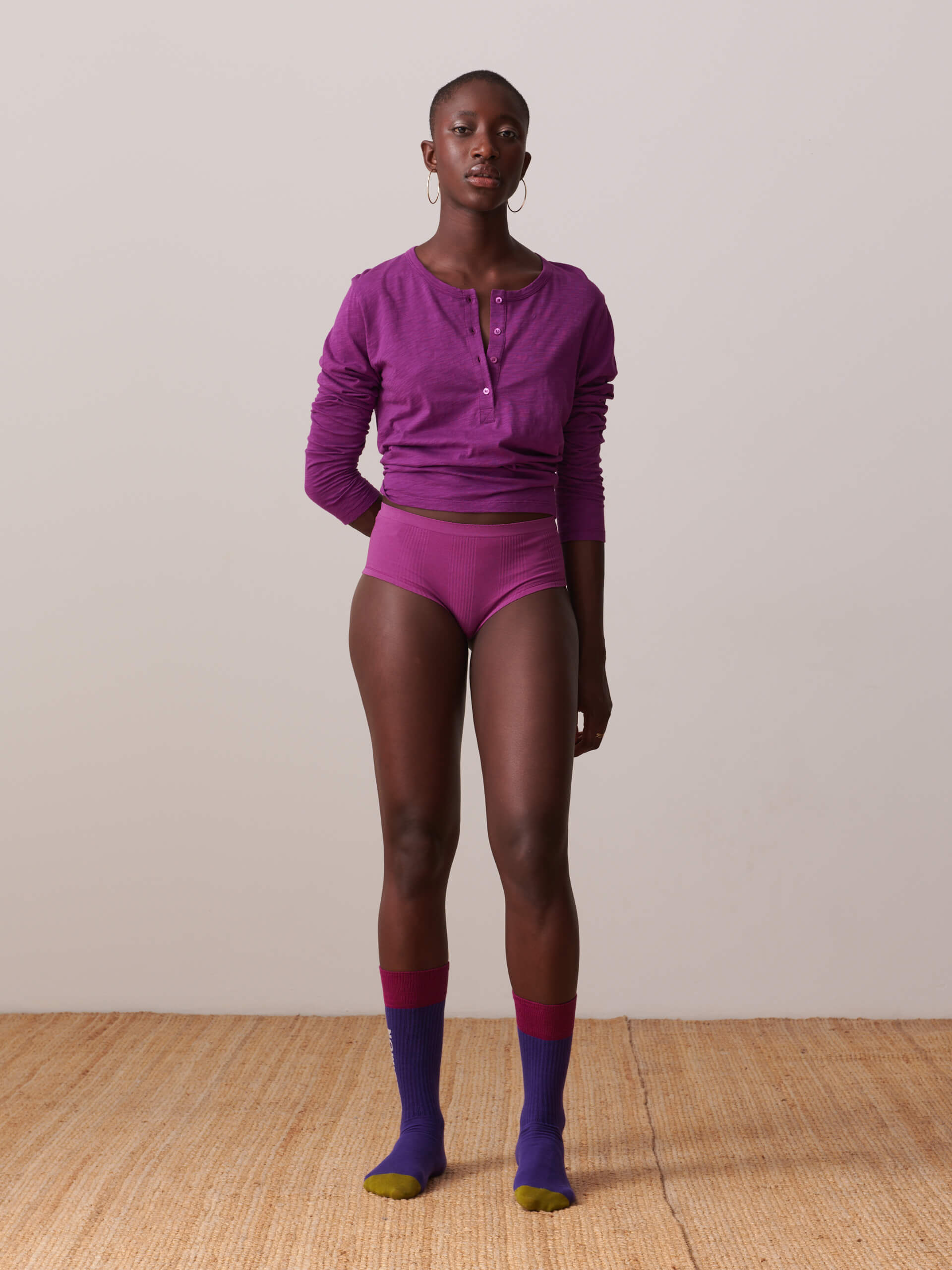 SHORTY  Prune , Pr&ecirc;t-&agrave;-porter Bensimon