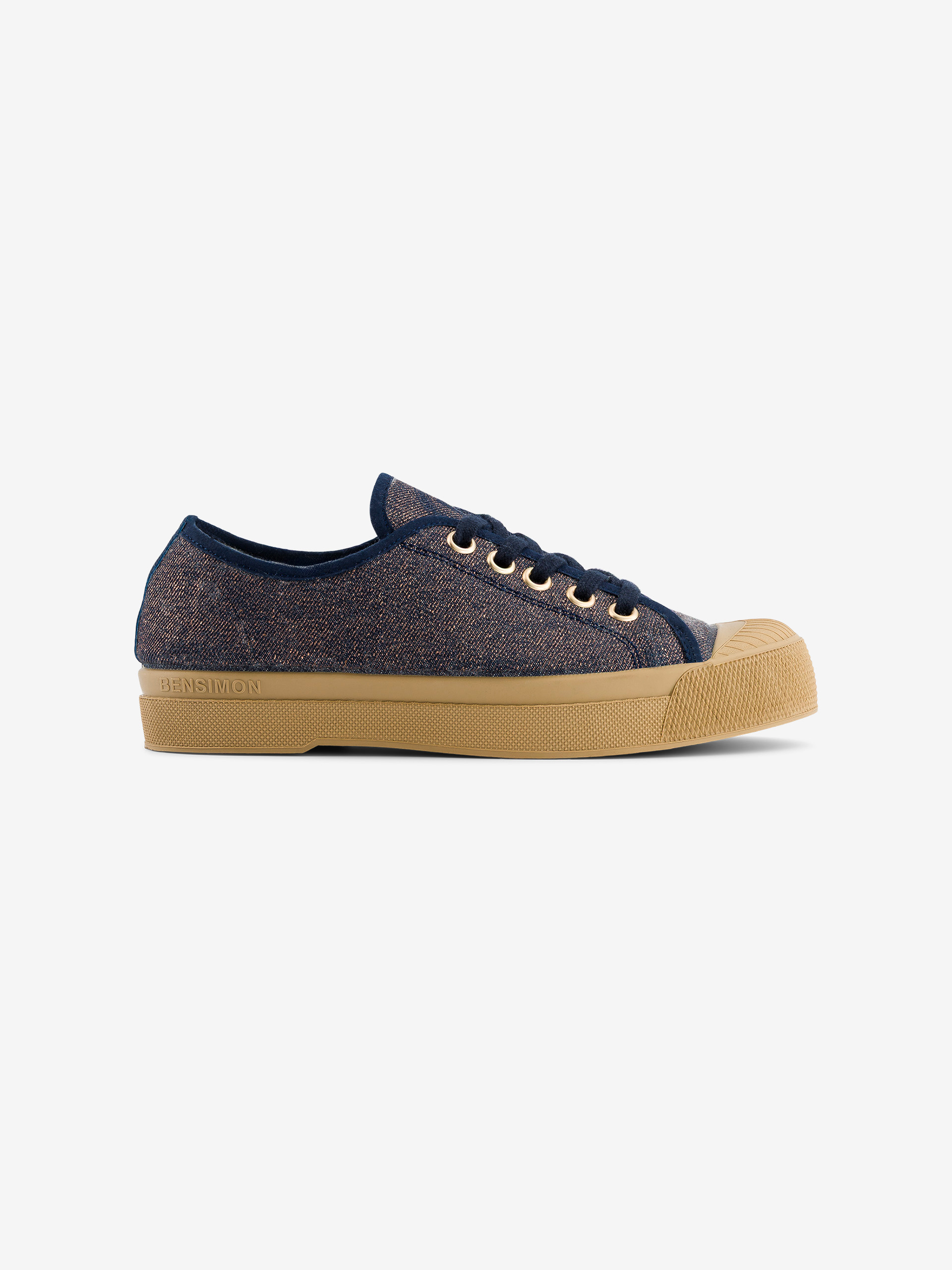 TENNIS B79 ROMY FEMME DENIM SHINY  Denim , Tennis & Chaussures Bensimon