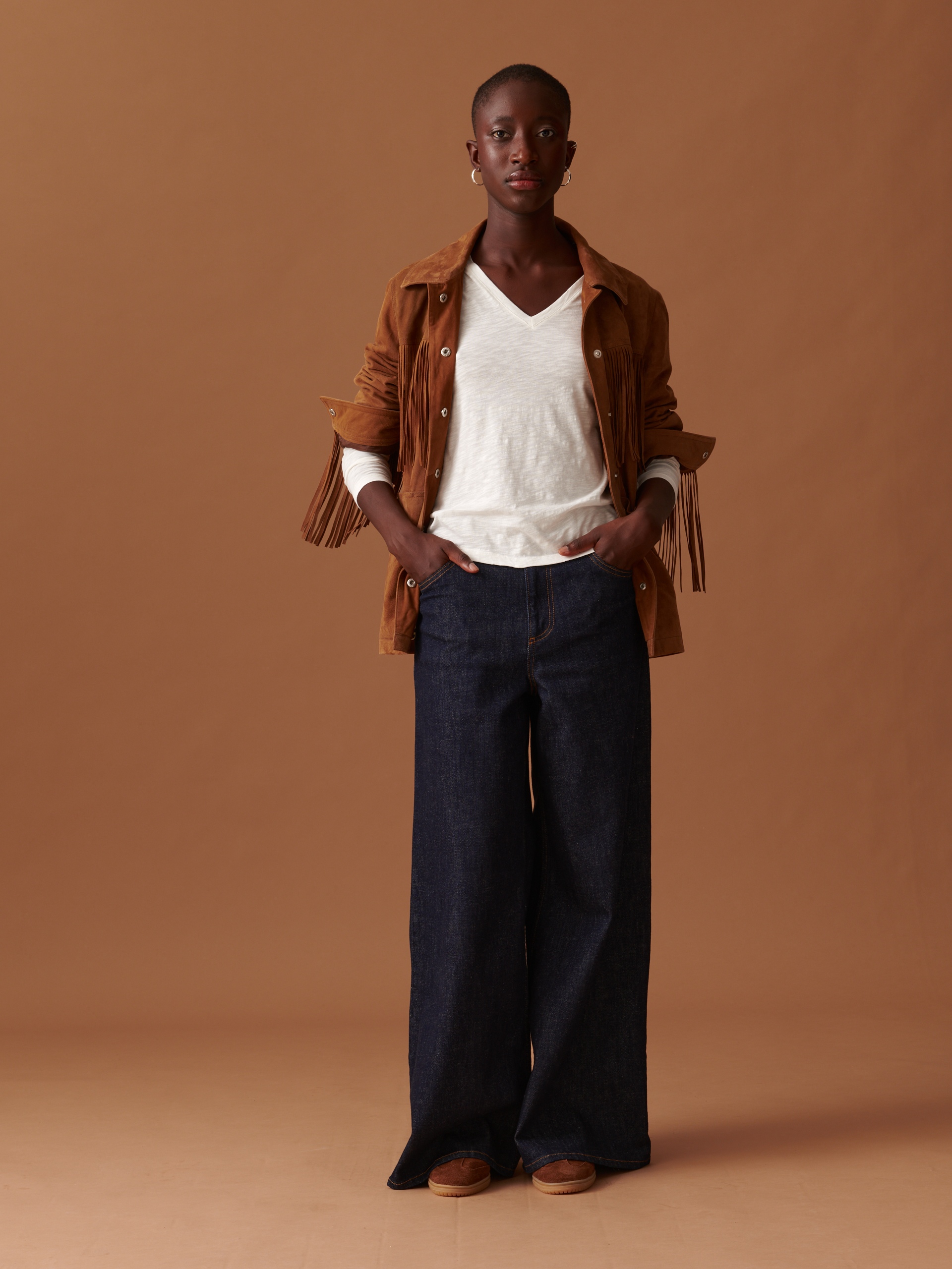 VESTE OSWALD  Camel , Pr&ecirc;t-&agrave;-porter Bensimon