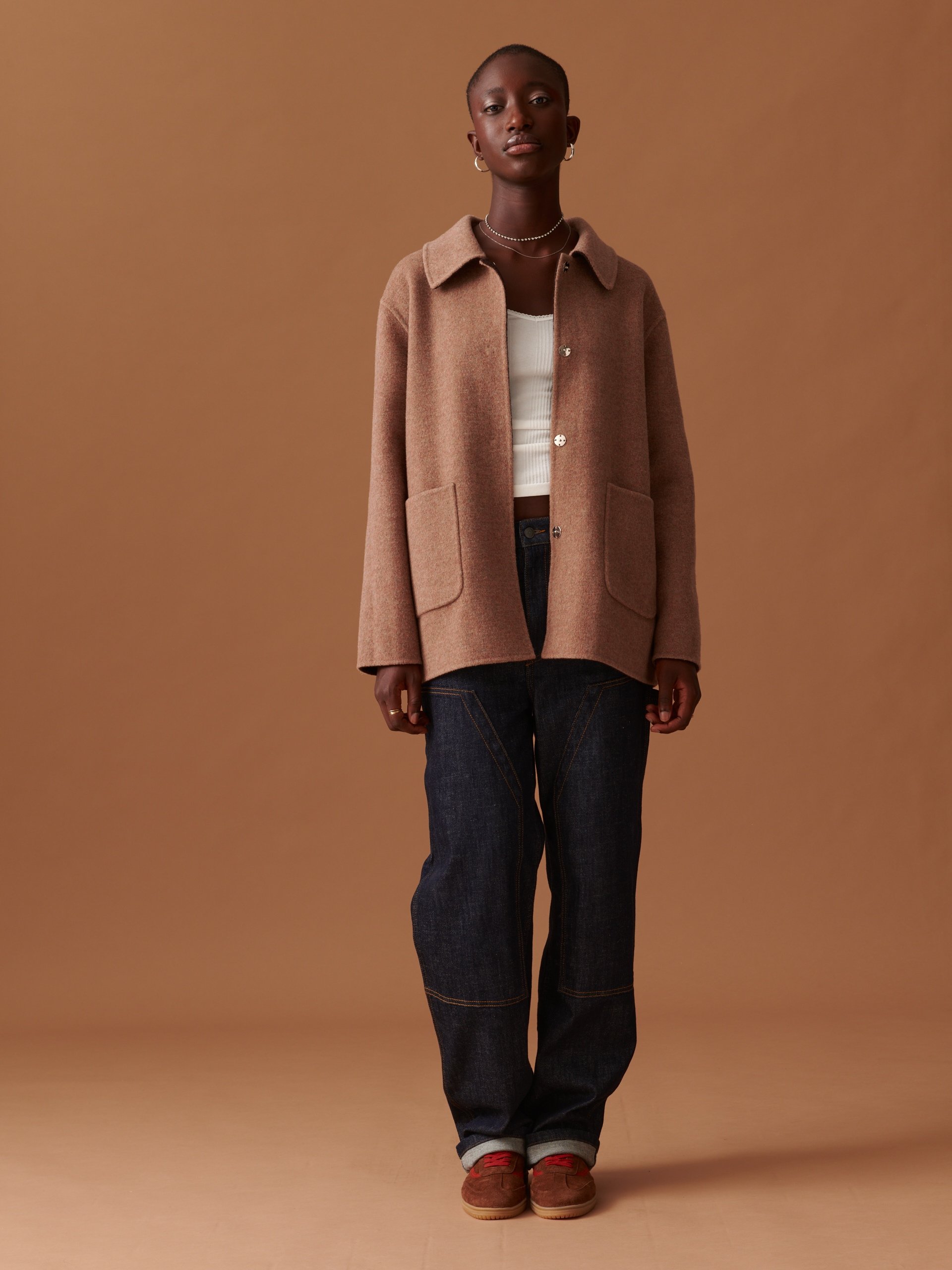 VESTE ORIELLE  Sable , Pr&ecirc;t-&agrave;-porter Bensimon