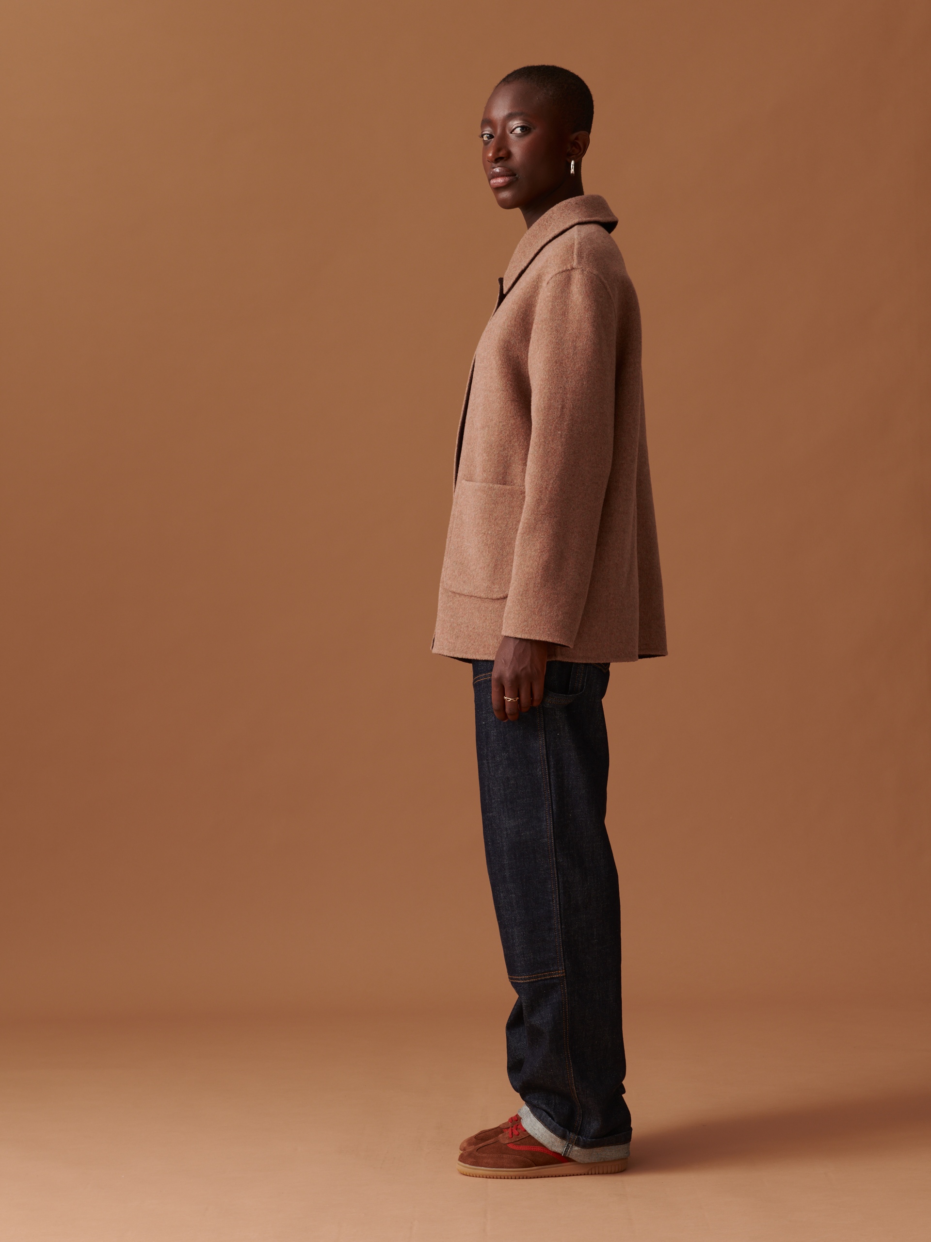 VESTE ORIELLE  Sable , Pr&ecirc;t-&agrave;-porter Bensimon