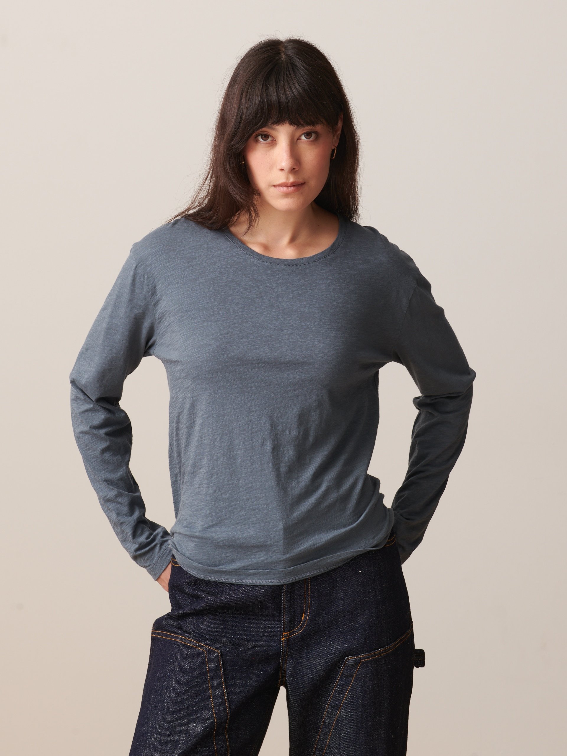 T-SHIRT JULY ML  Ardoise , Pr&ecirc;t-&agrave;-porter Bensimon