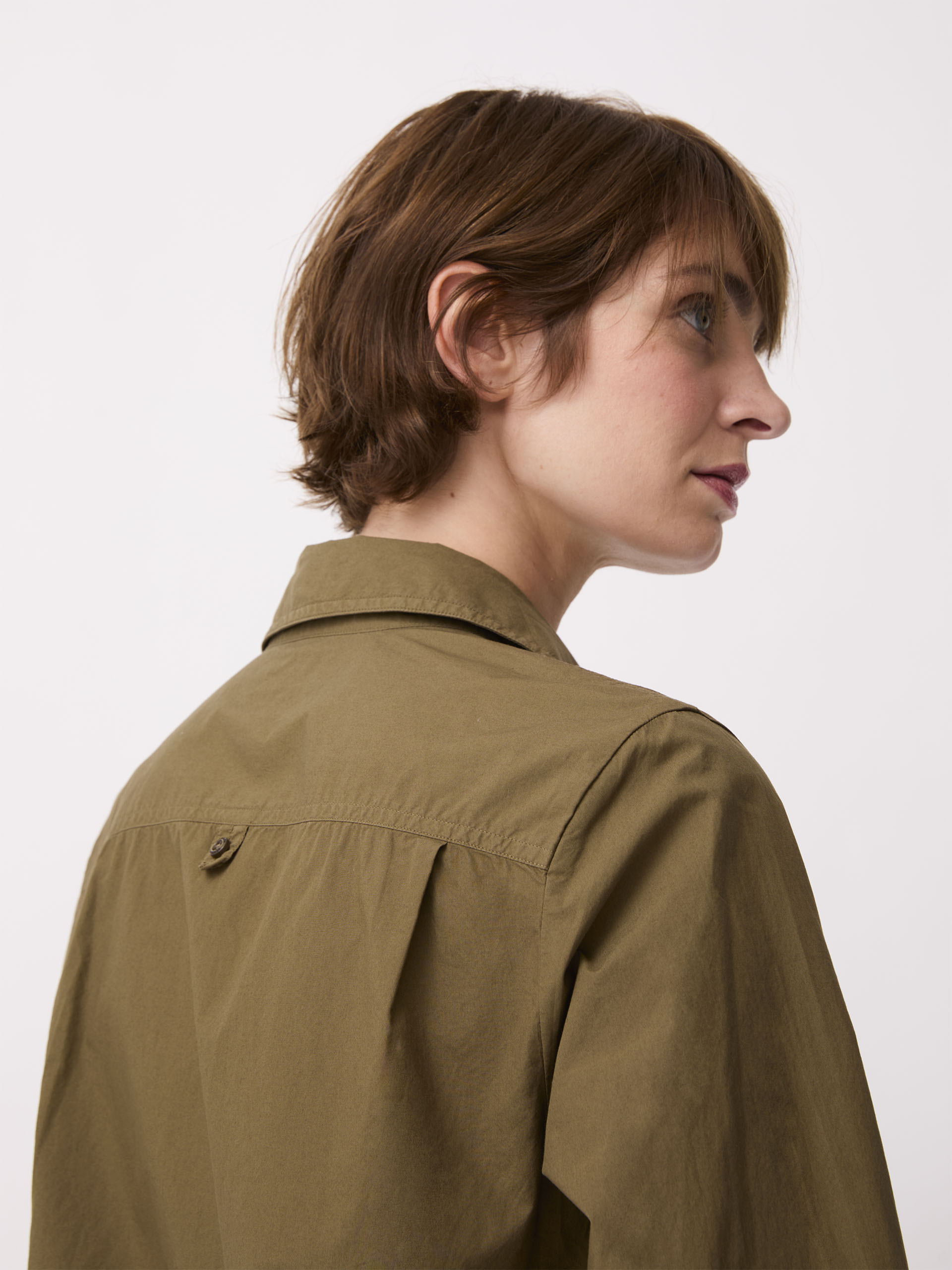 CHEMISE OLGA  Olive fonce , Pr&ecirc;t-&agrave;-porter Bensimon