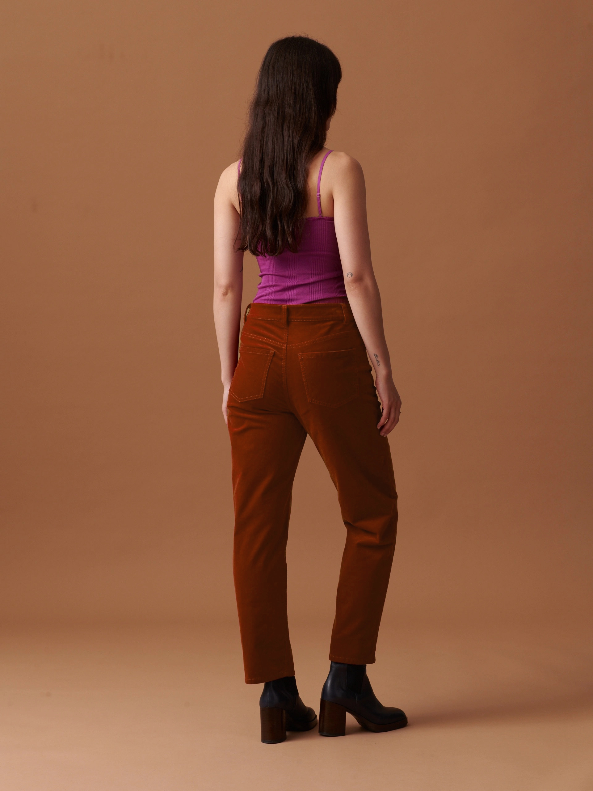 PANTALON MARIUS  Piment , Pr&ecirc;t-&agrave;-porter Bensimon