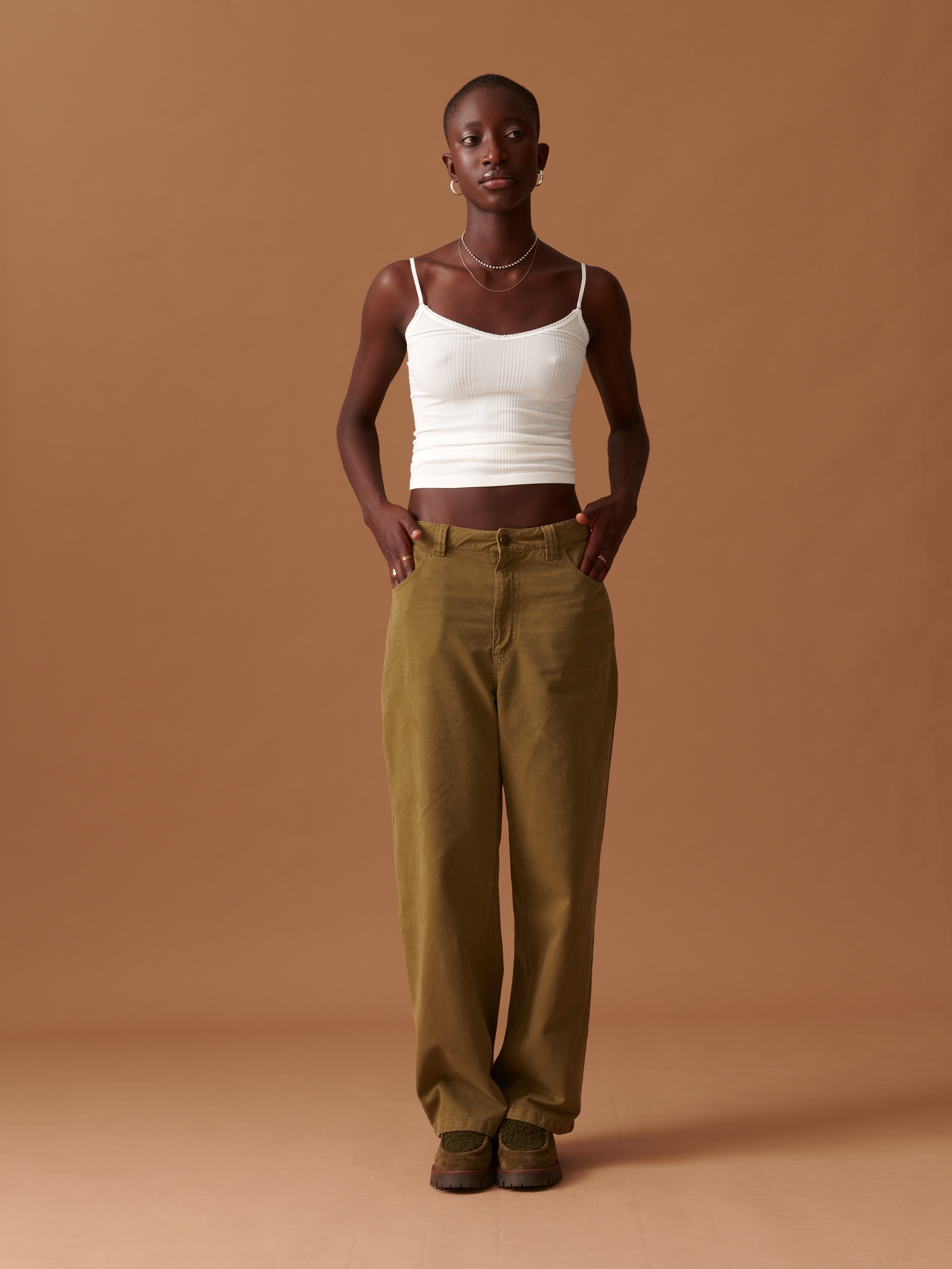 PANTALON OONA Ecorce , Prêt-à-porter Bensimon