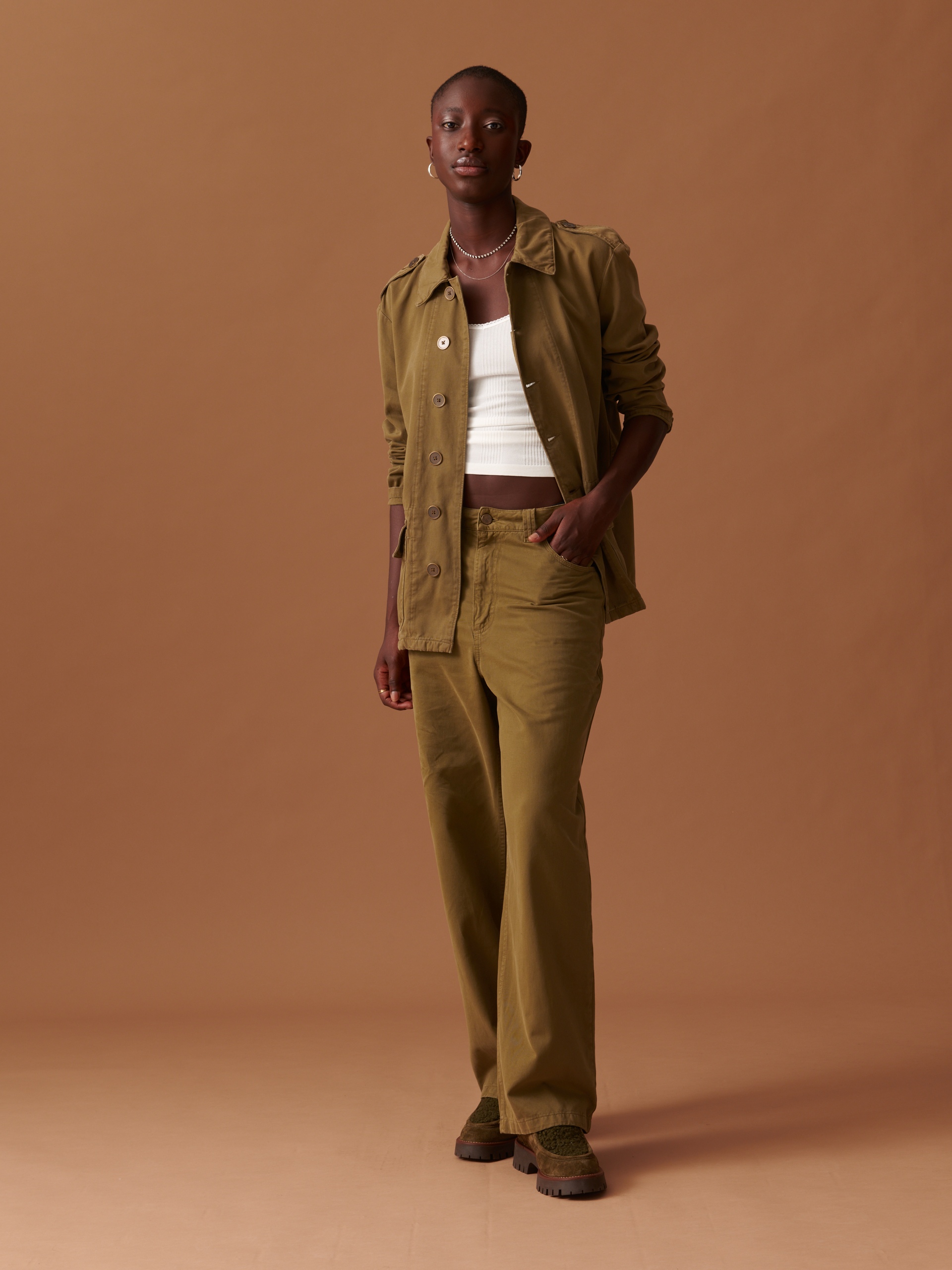 VESTE OZANNA Ecorce , Prêt-à-porter Bensimon