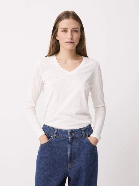 T-SHIRT AOUT  Ecru , Pr&ecirc;t-&agrave;-porter Bensimon