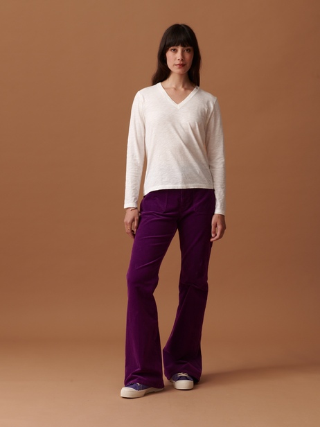 T-SHIRT AOUT  Ecru , Pr&ecirc;t-&agrave;-porter Bensimon