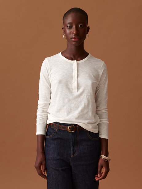 T-SHIRT ALEXANDRA  Ecru , Pr&ecirc;t-&agrave;-porter Bensimon