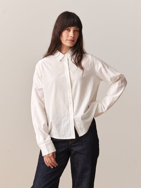 CHEMISE NOEMIE ML  Ecru , Prêt-à-porter Bensimon
