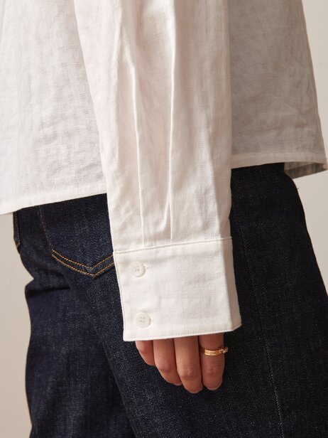 CHEMISE NOEMIE ML  Ecru , Prêt-à-porter Bensimon