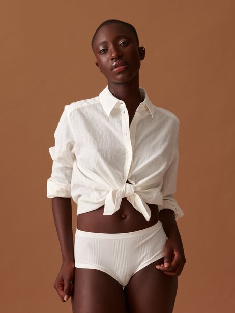 CHEMISE NOEMIE ML  Ecru , Prêt-à-porter Bensimon