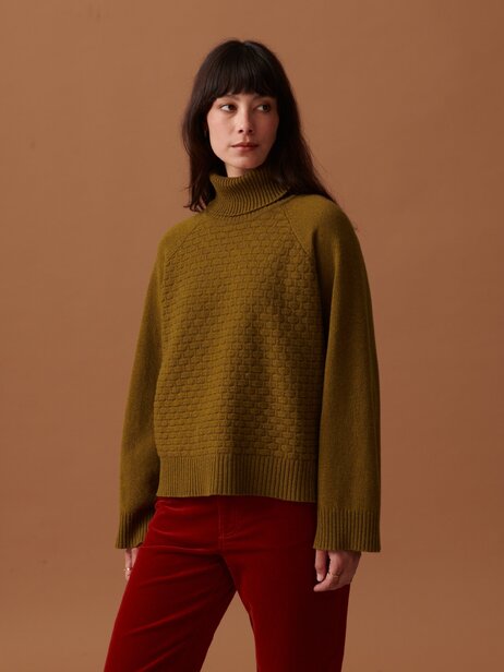PULL MAGGY  Kaki , Pr&ecirc;t-&agrave;-porter Bensimon