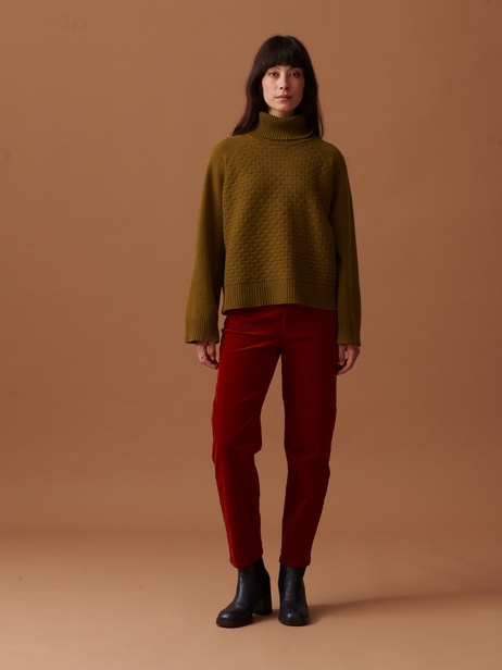 PULL MAGGY  Kaki , Pr&ecirc;t-&agrave;-porter Bensimon