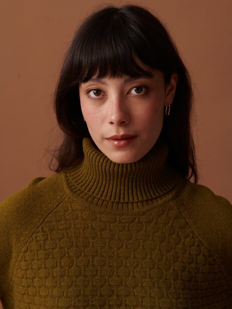 PULL MAGGY  Kaki , Pr&ecirc;t-&agrave;-porter Bensimon