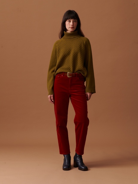 PULL MAGGY  Kaki , Pr&ecirc;t-&agrave;-porter Bensimon