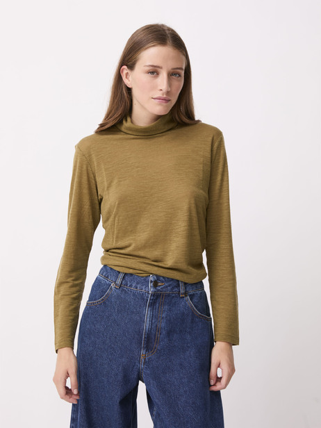 T-SHIRT ELWIRE  Kaki , Pr&ecirc;t-&agrave;-porter Bensimon