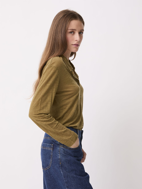 CHEMISE CYLENA  Kaki , Pr&ecirc;t-&agrave;-porter Bensimon