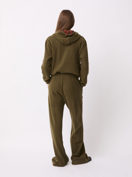 PANTALON LUCKYLON  Kaki , Pr&ecirc;t-&agrave;-porter Bensimon