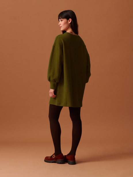 ROBE ORELIA  Kaki , Pr&ecirc;t-&agrave;-porter Bensimon