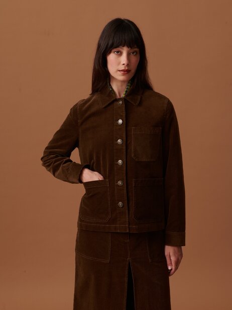 VESTE GOLTA  Noisette , Pr&ecirc;t-&agrave;-porter Bensimon
