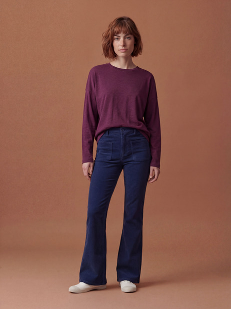 T-SHIRT JULY ML  Prune , Pr&ecirc;t-&agrave;-porter Bensimon