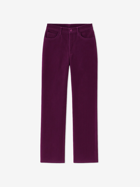 PANTALON MARIUS  Prune , Prêt-à-porter Bensimon